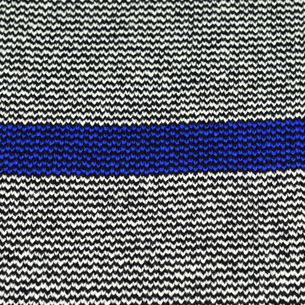 Finland Pattern Scarf Black/Blue