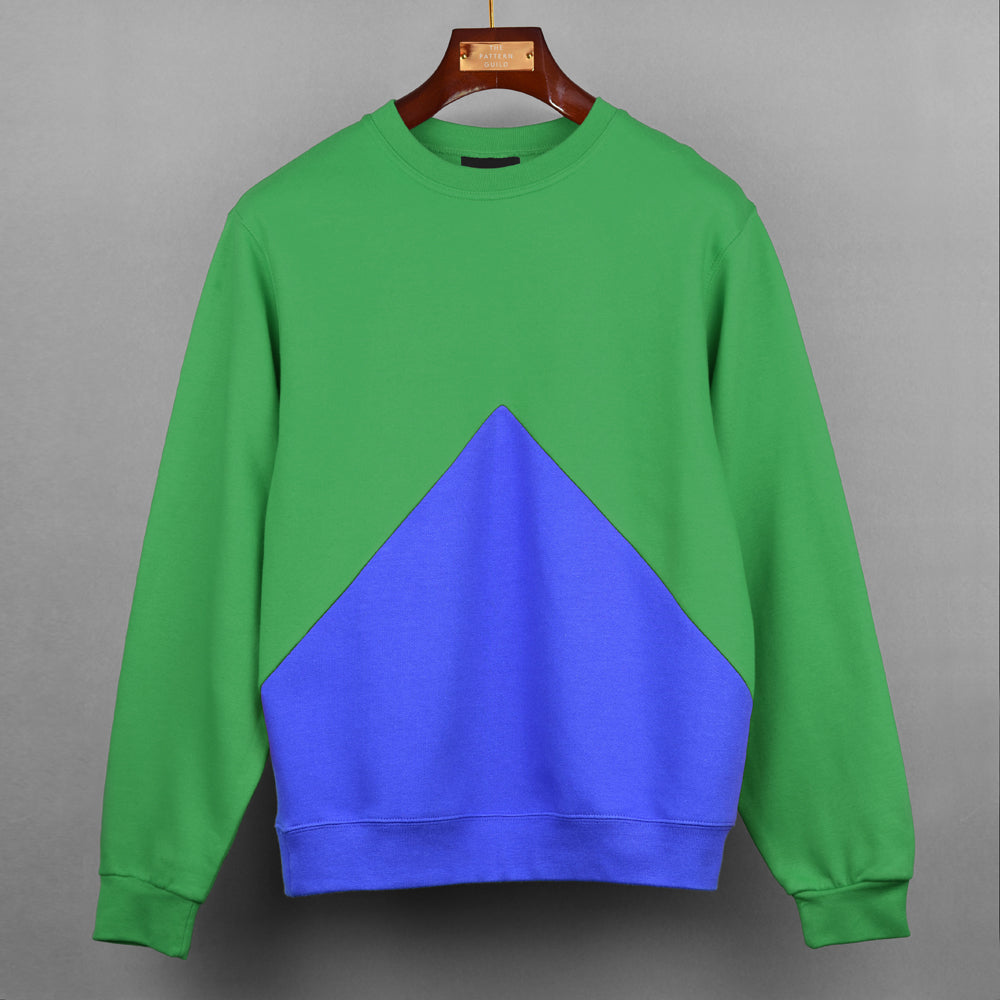 Custom Triangle Panel Sweatshirt